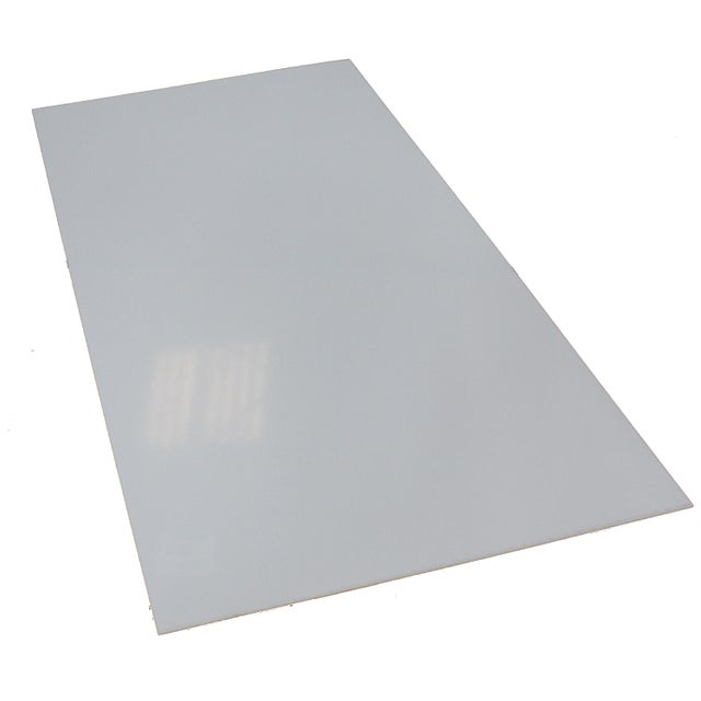 Plaque polystyrène 2.5 mm blanc lisse L.100 x 50 cm
