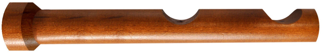 Support pour tringle à rideau Tradi 28mm marron verni INSPIRE