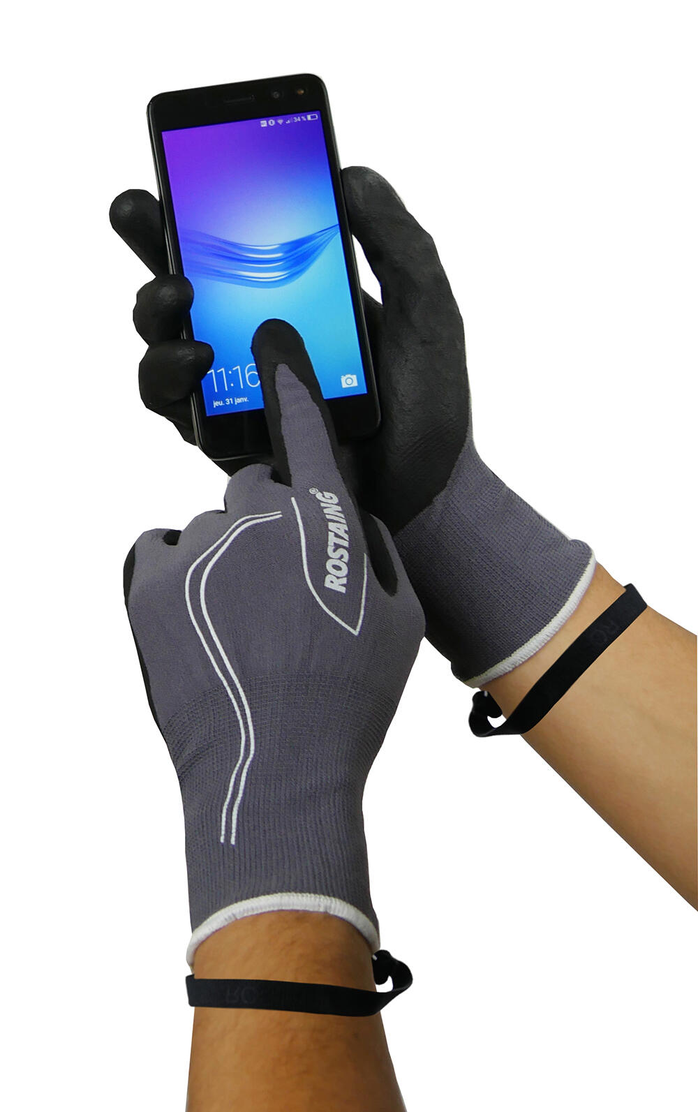 tactile pour outil de manutention nitrile, T 9 ROSTAING - 2