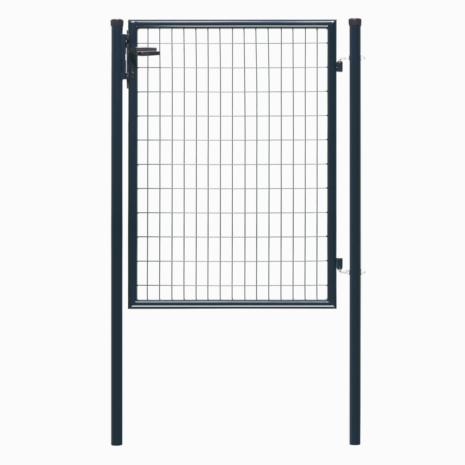 Portillon grillagé Eco gris, l.105x H.125 cm - 3