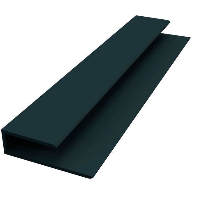 Profil de départ pvc FREEFOAM gris anthracite 3 m