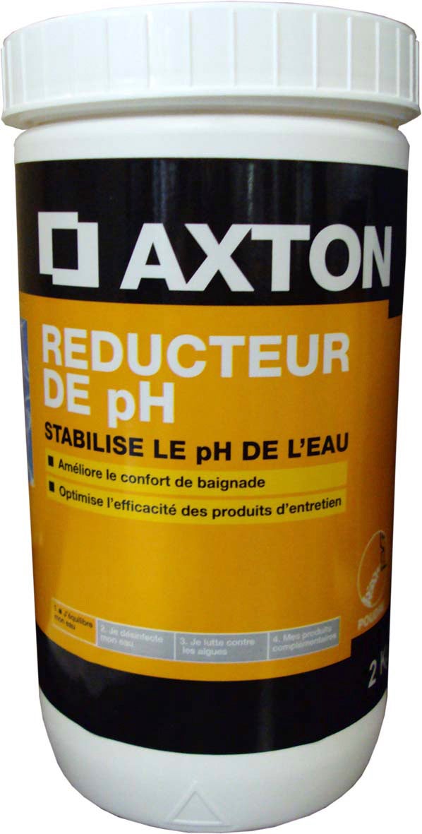 Réducteur de ph piscine AXTON, en poudre 2 kg - 2