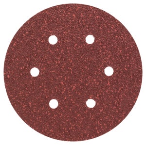 Lot De 5 Disques Abrasifs 150 Mm – Grain P800 – 15 Trous – Pour Ponceuse – Neuf