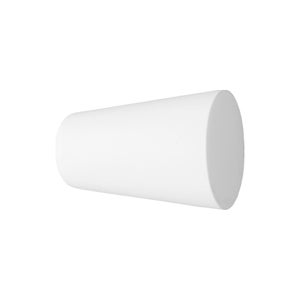 Lot de 2 embouts pour barre à rideau , Diam.20 mm blanc Design, INSPIRE