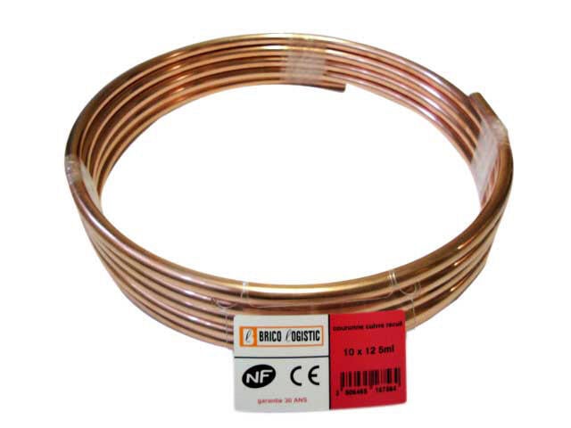 Couronne cuivre recuit NF Ø 14 mm ép. 1 mm L. 10 m main image 1