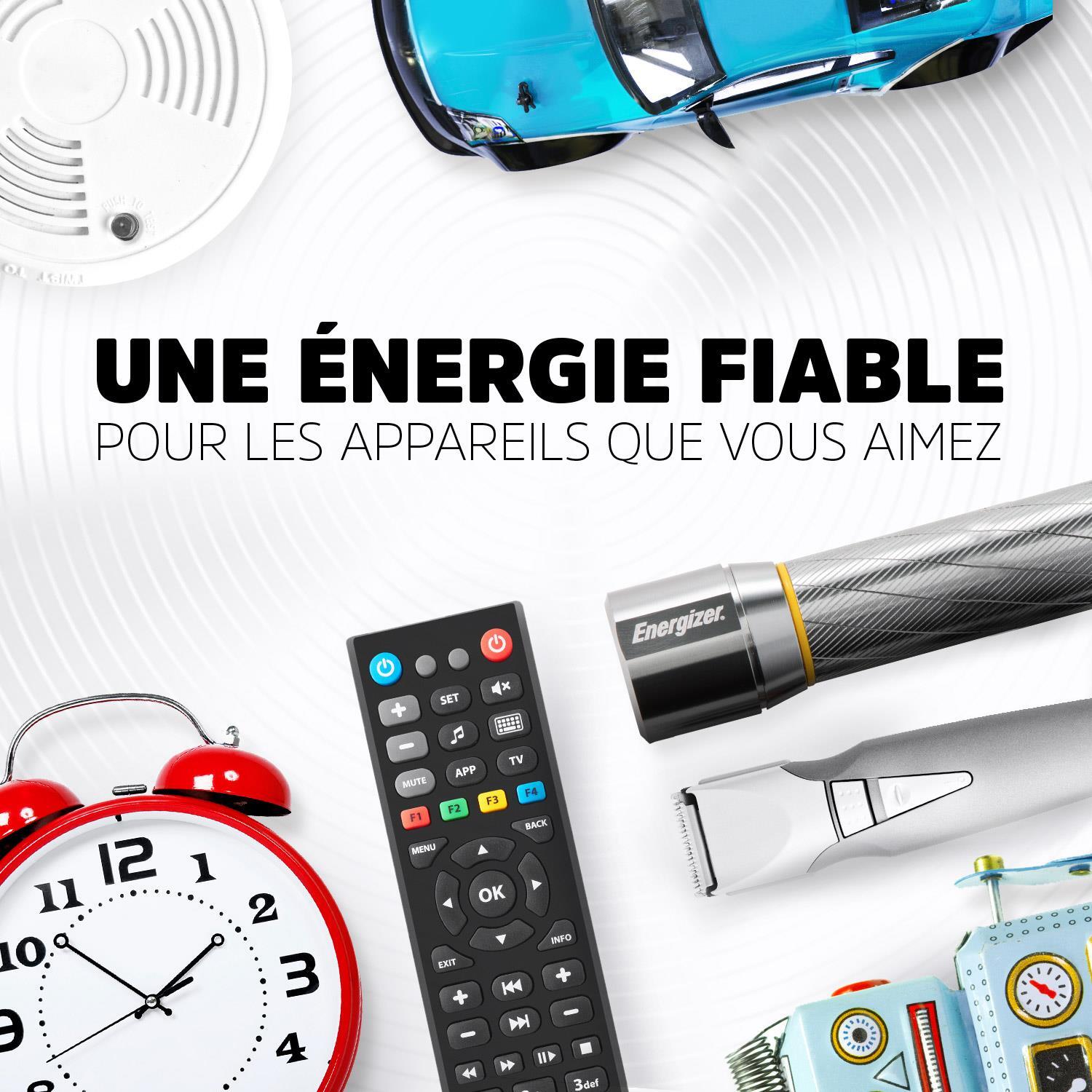 Lot de 4 piles LR06, ENERGIZER - 8
