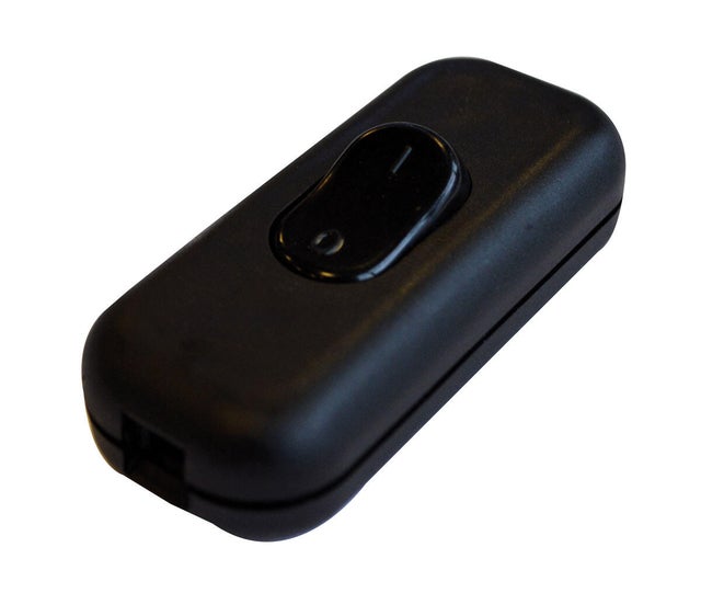 Interrupteur TIBELEC, plastique, noir