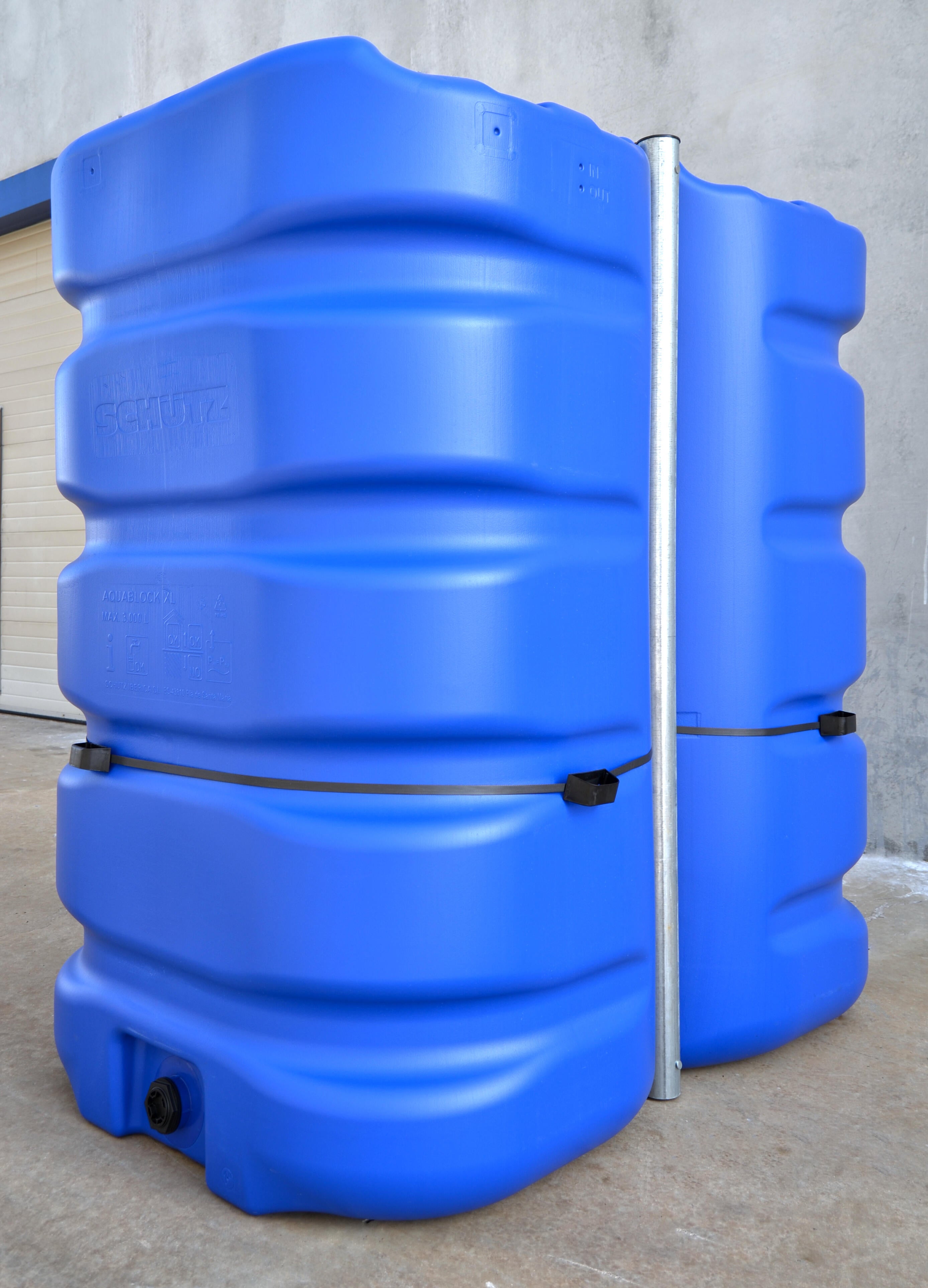Récupérateur d'eau Aquablock SCHUTZ XL rectangulaire bleu , 3000 l - 8
