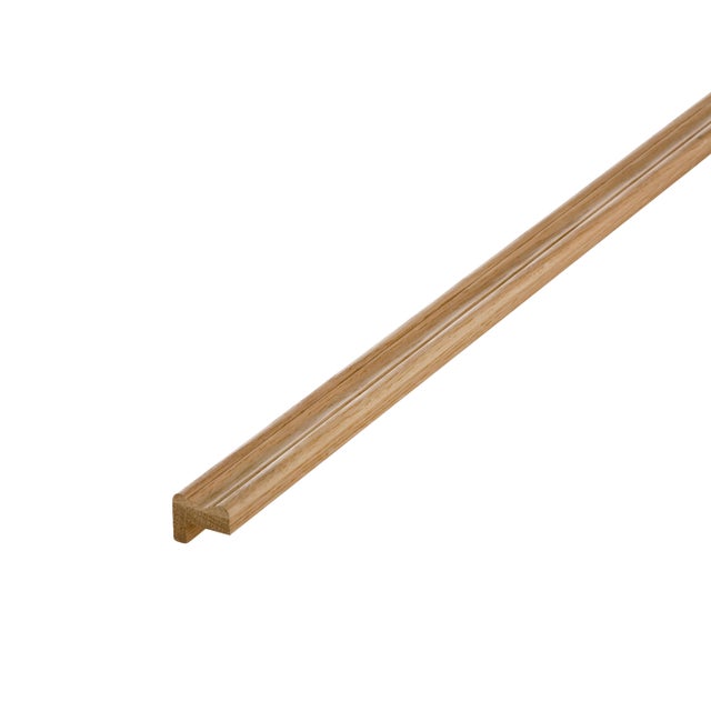 Alèse plan de travail chêne petits noeuds imitation chêne, 28 x 33 mm, L.2.4 m