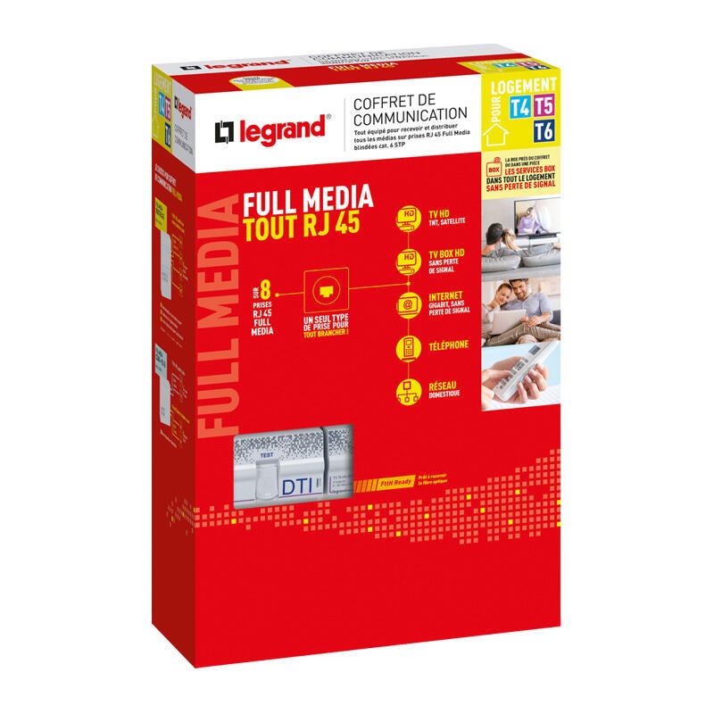 Coffret de communication grade 1, 13 modules LEGRAND - 3