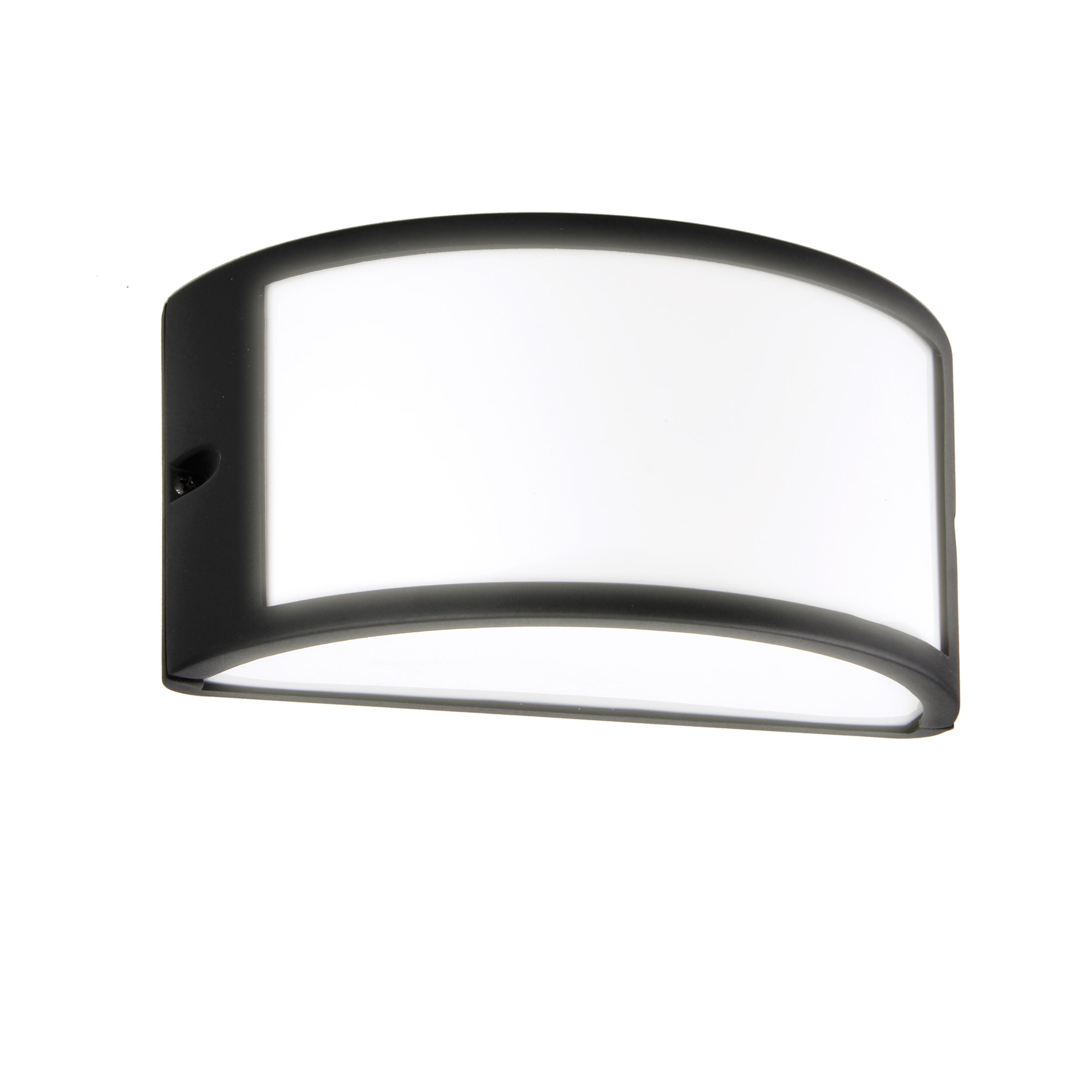 Applique E27, aluminium / polycarbonate, noir, Silvia, INSPIRE - 3