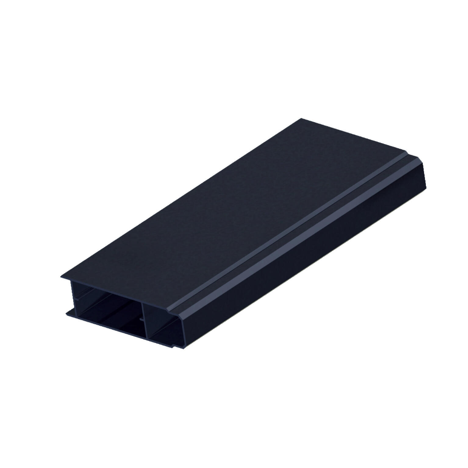 Listón de enclavamiento para valla o panel gris / plata 9x145 cm