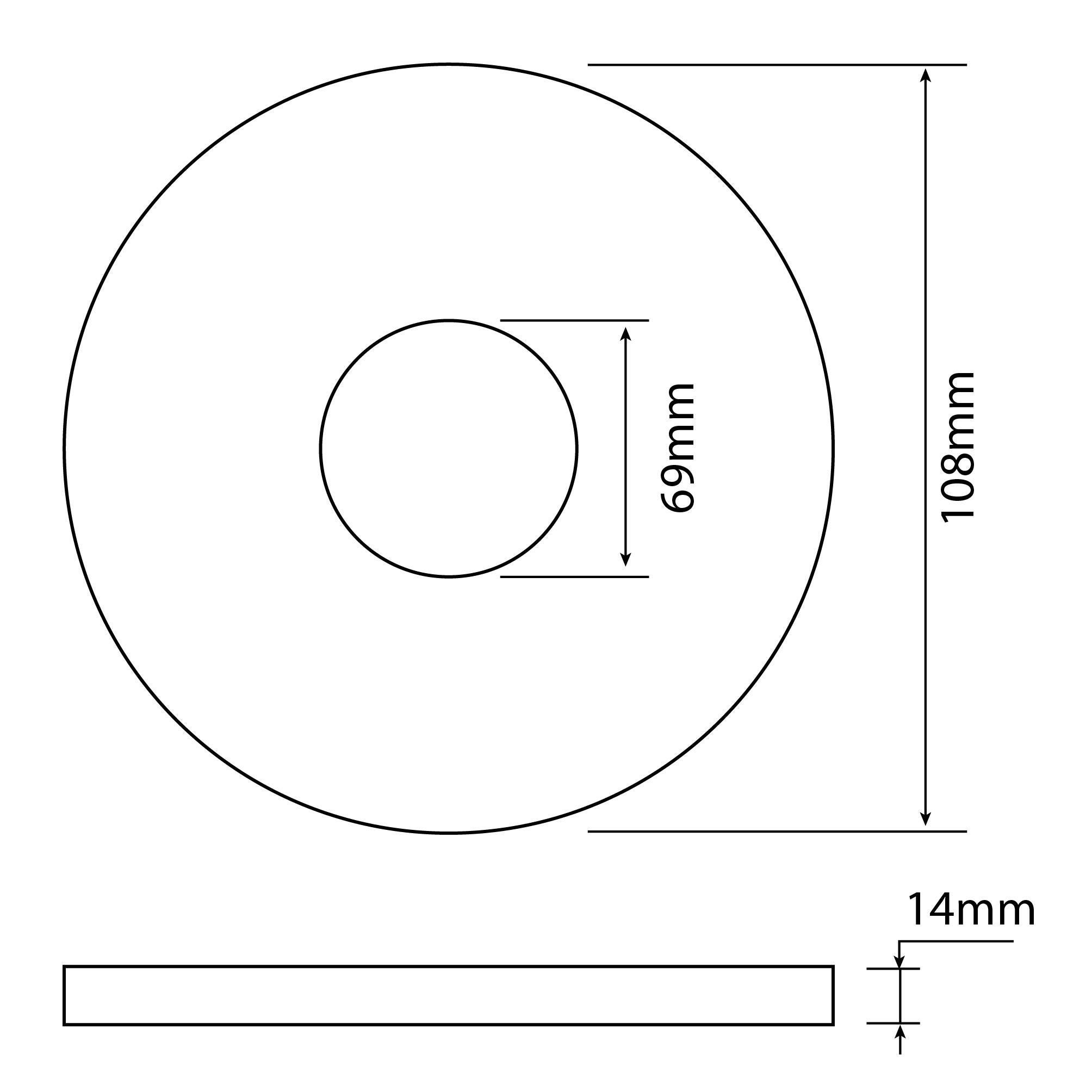 Joint WC pour réservoir WIRQUIN l.9.5 x H.15 x P.1 cm - 2