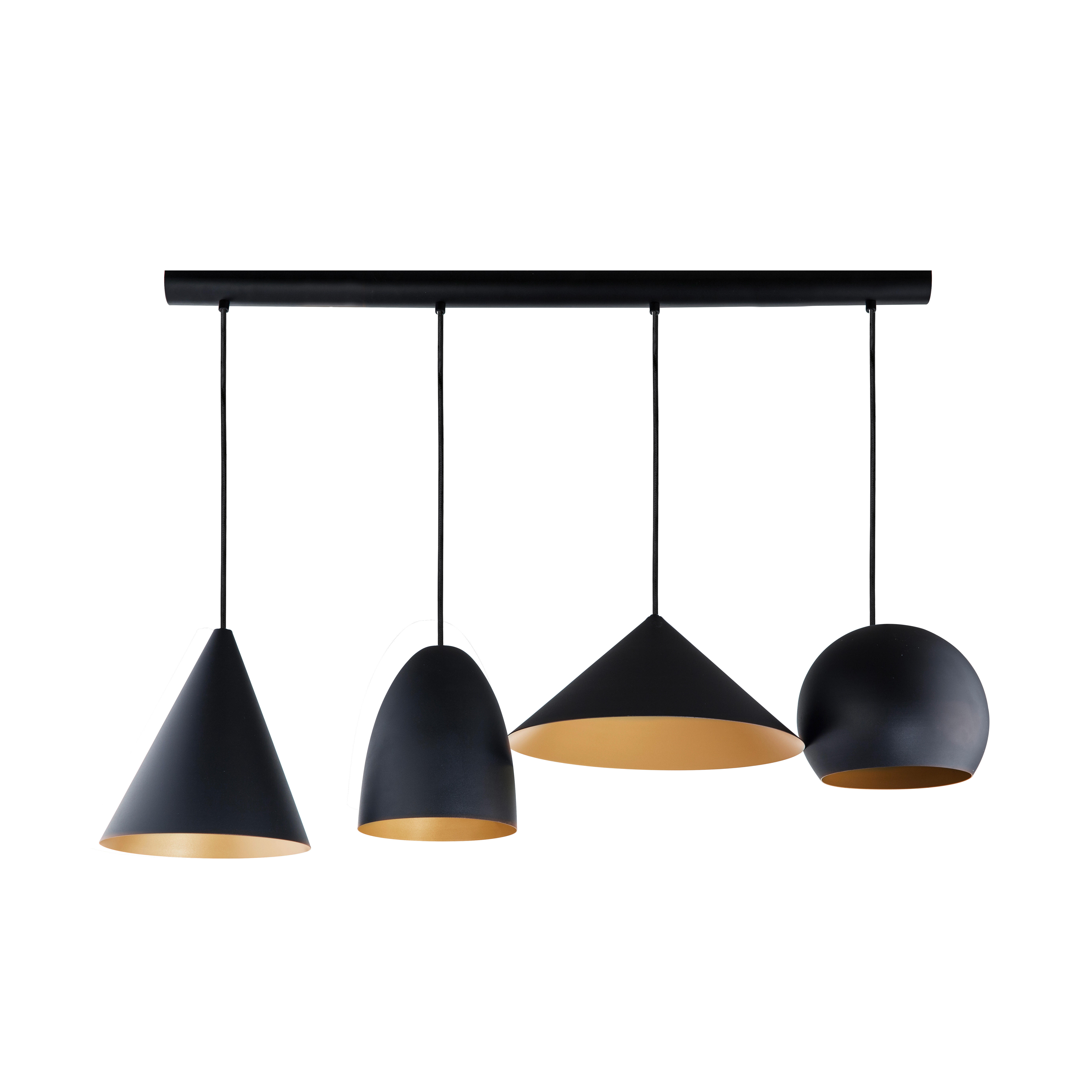 Suspension Rubio acier, noir, Diam.0 cm, E27 - 5