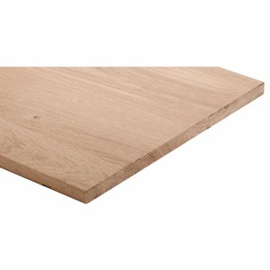 Tablette chêne chêne noueux, L.120 x l.40 cm x Ep.20 mm