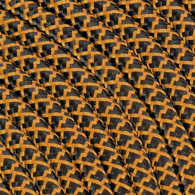 Cavo tessile 2 x 0.75 mm² L 3 m MERLOTTI nero matassa