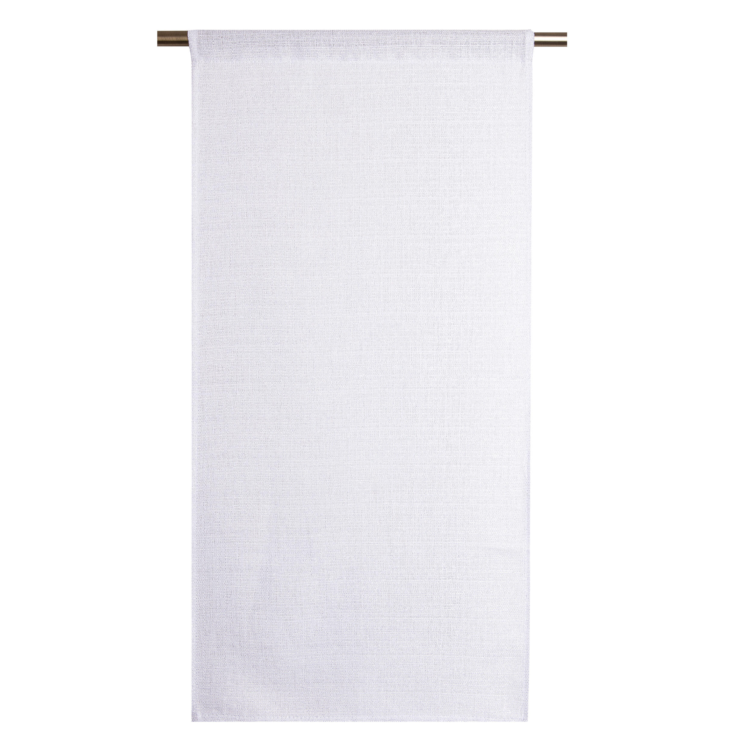 Vitrage tamisant, Lazaro, blanc H.120 x l.60 cm - 2