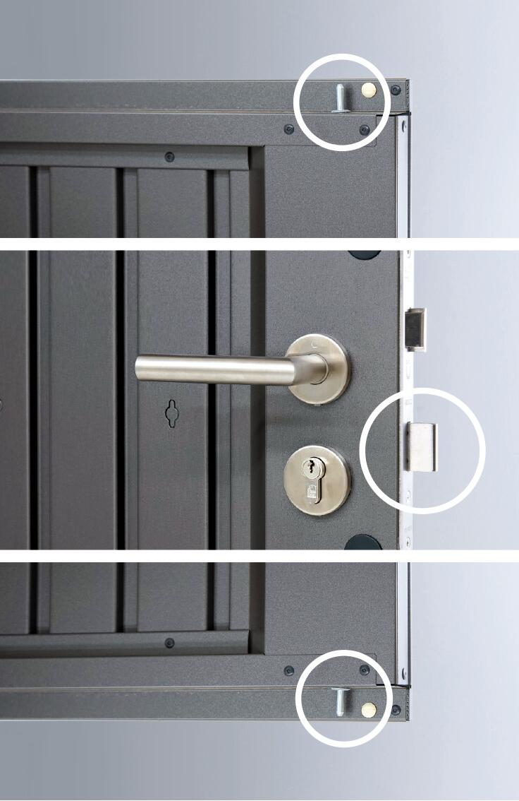 Abri de jardin acier BIOHORT 88030 Ep.0.5 mm, 5.36 m² - 5