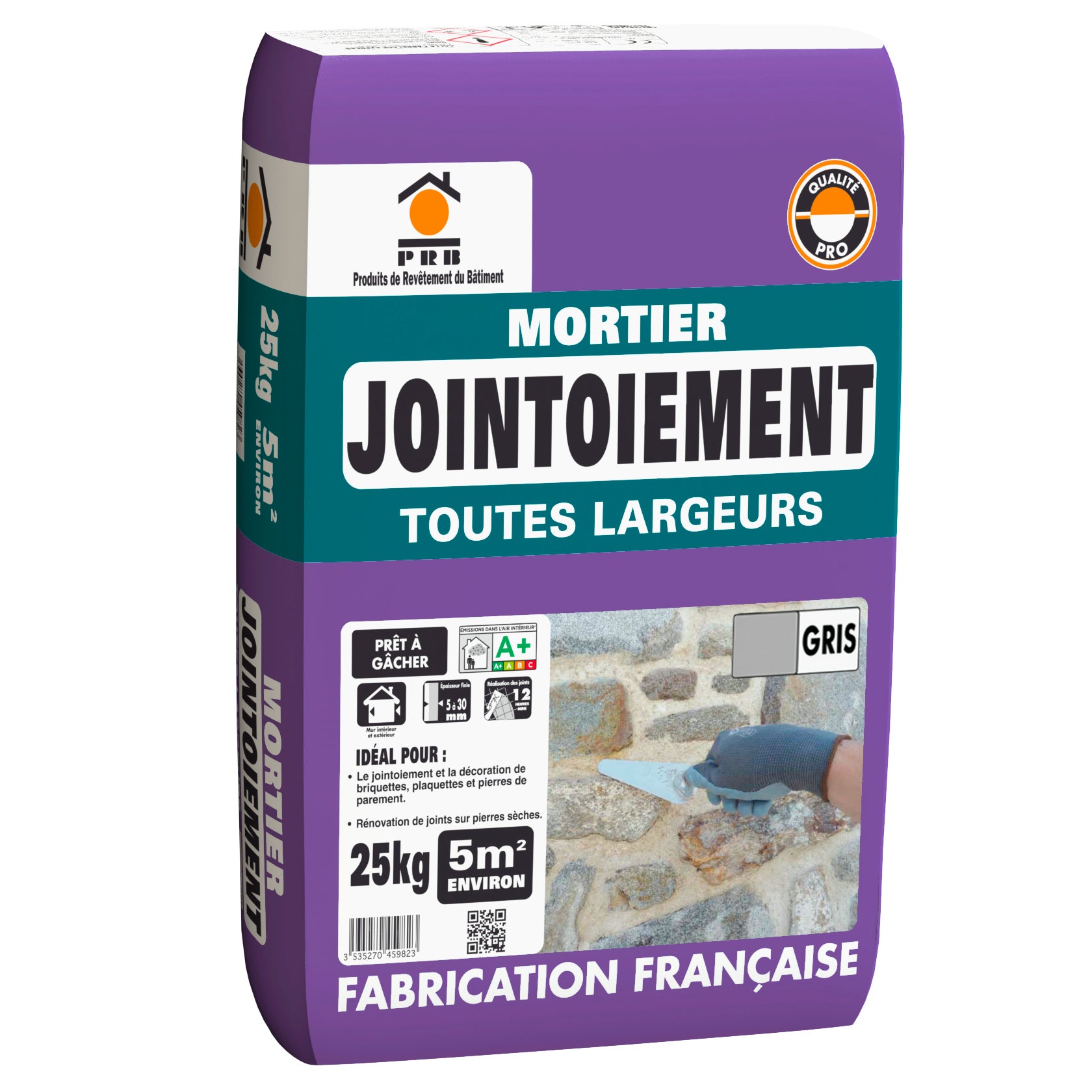 Mortier de jointoiement gris PRB, 25 kg Leroy Merlin — free download