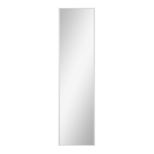 Porte de placard coulissante Reflect blanc l.66.2xH.250cm