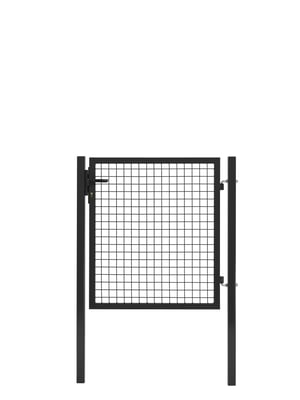 Portillon grillagé Garden + gris anthracite, l.125x H.100 cm
