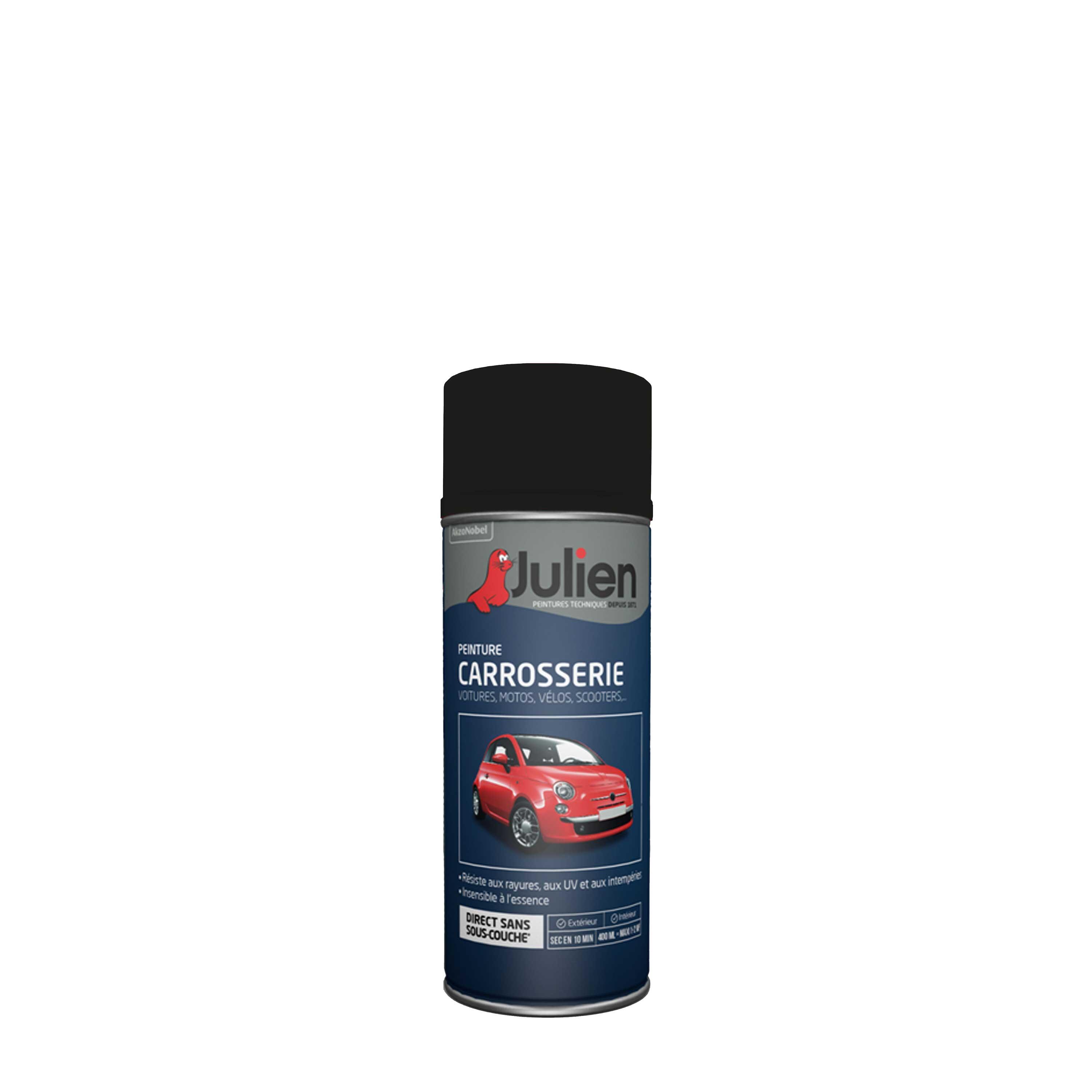 Bombe de peinture extérieur Carrosserie JULIEN noir magic nacré 400 ml - 3