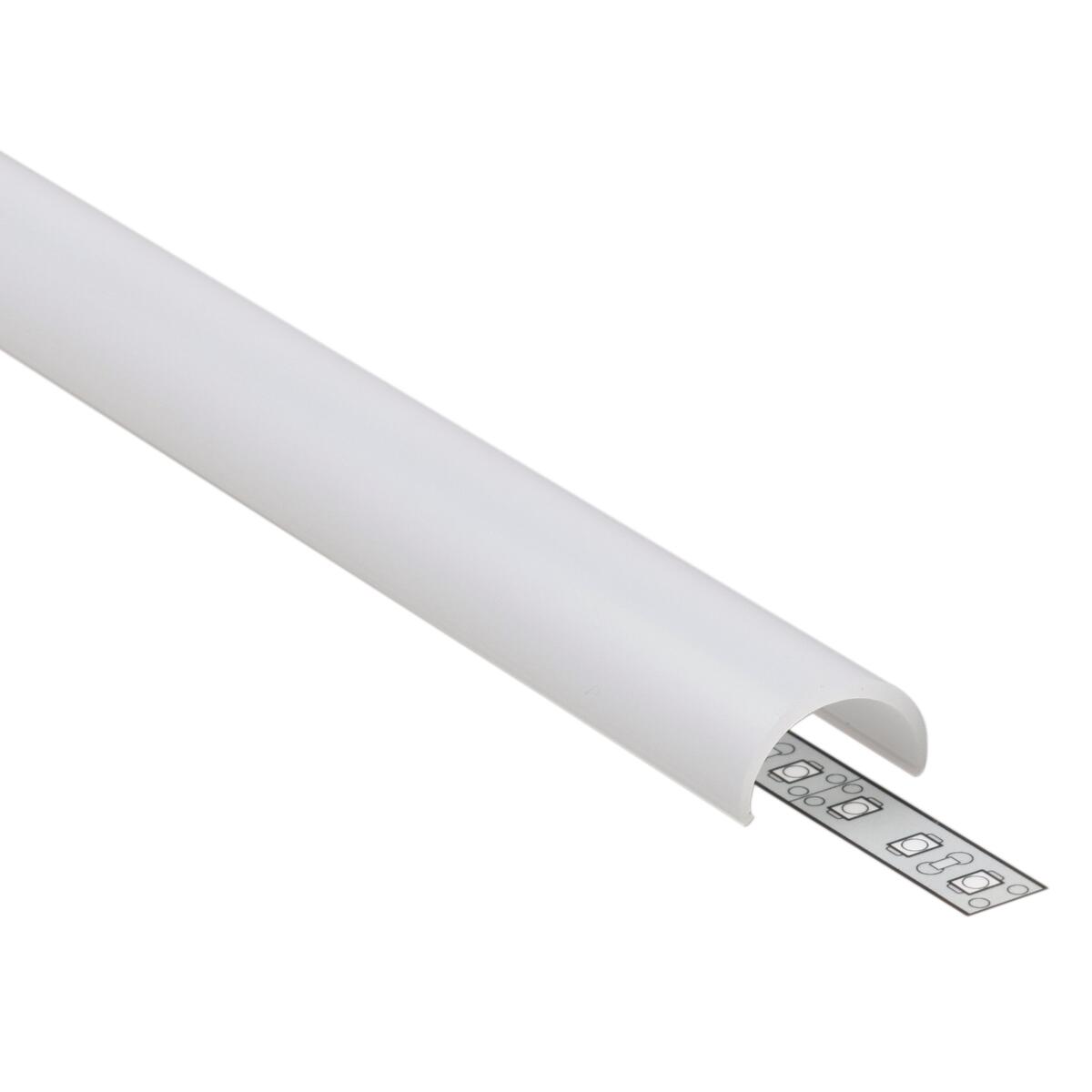 100x Clip di Montaggio Strisce Luminose Bianco Autoadesivo