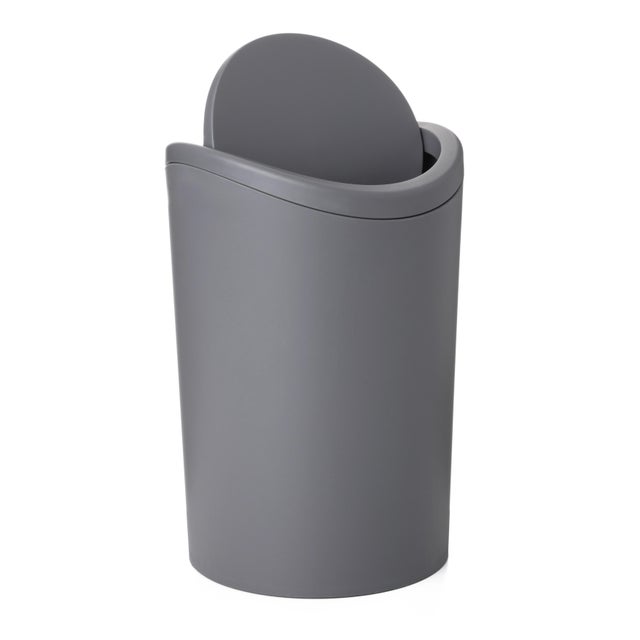 Poubelle de salle de bains 6L anthracite STANDARD TATAY