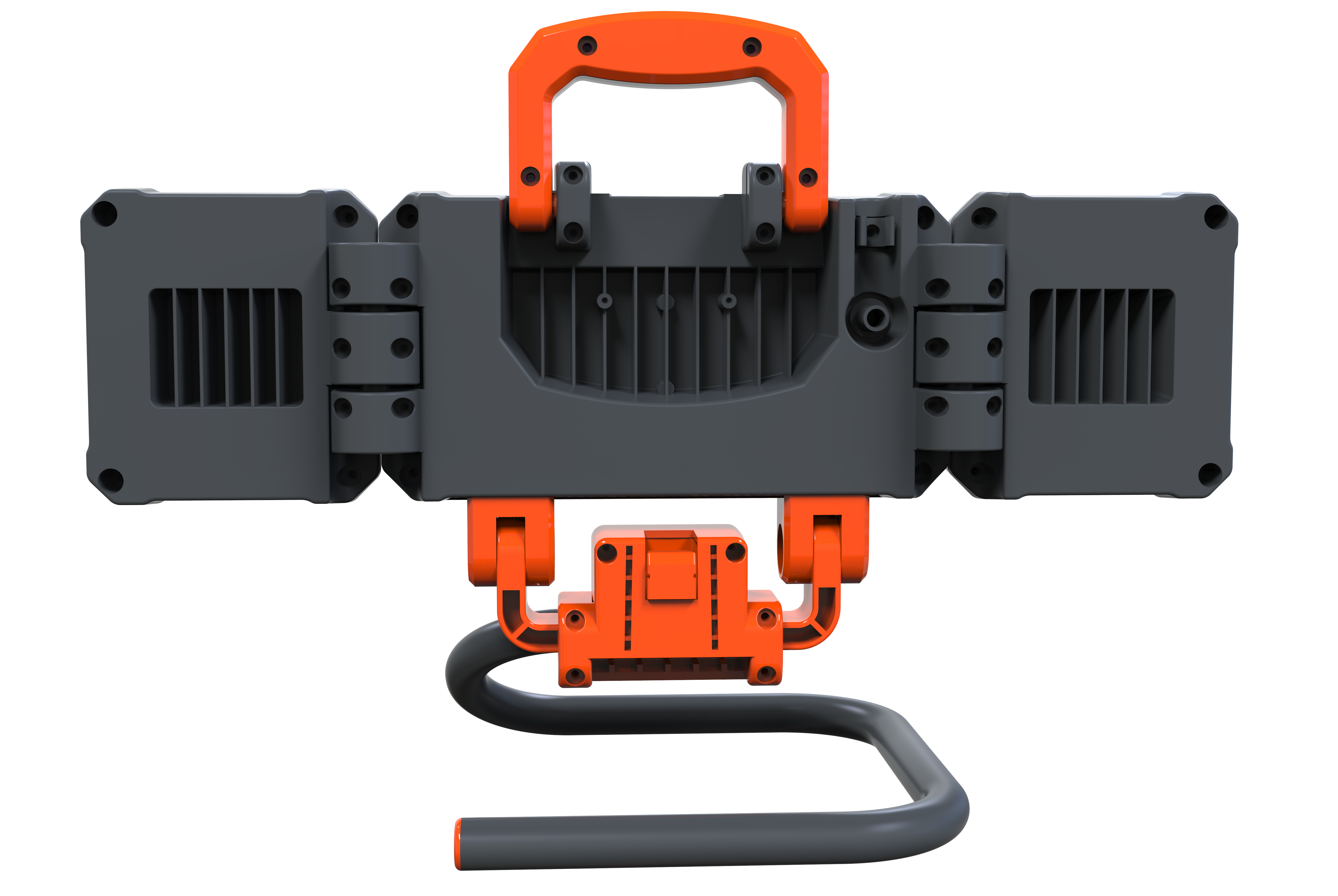 Projecteur, 3800 lumens, portée entre 10 et 30 m, 45W, anthracite/orange ARLUX - 2