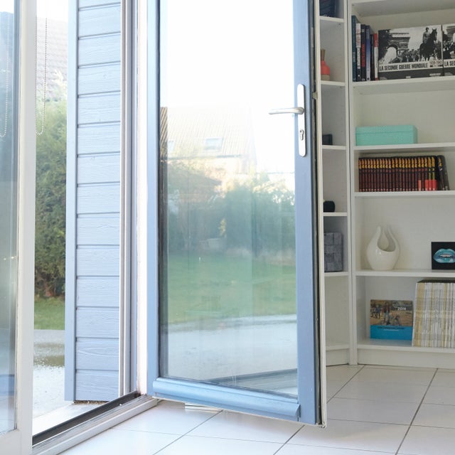 Film adhésif vitrage, miroir sans tain réfléchissant, L.250 x l.90 cm