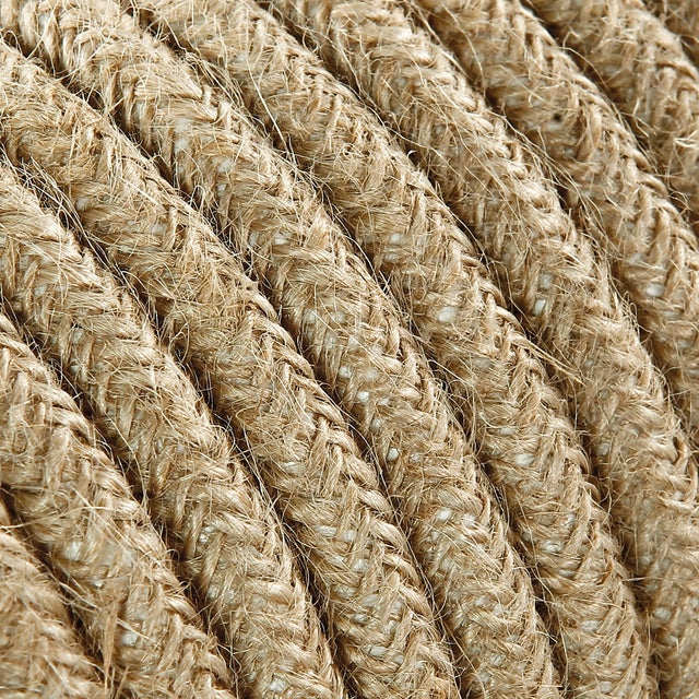 Cavo tessile 2 x 0.75 mm² L 3 m MERLOTTI beige matassa