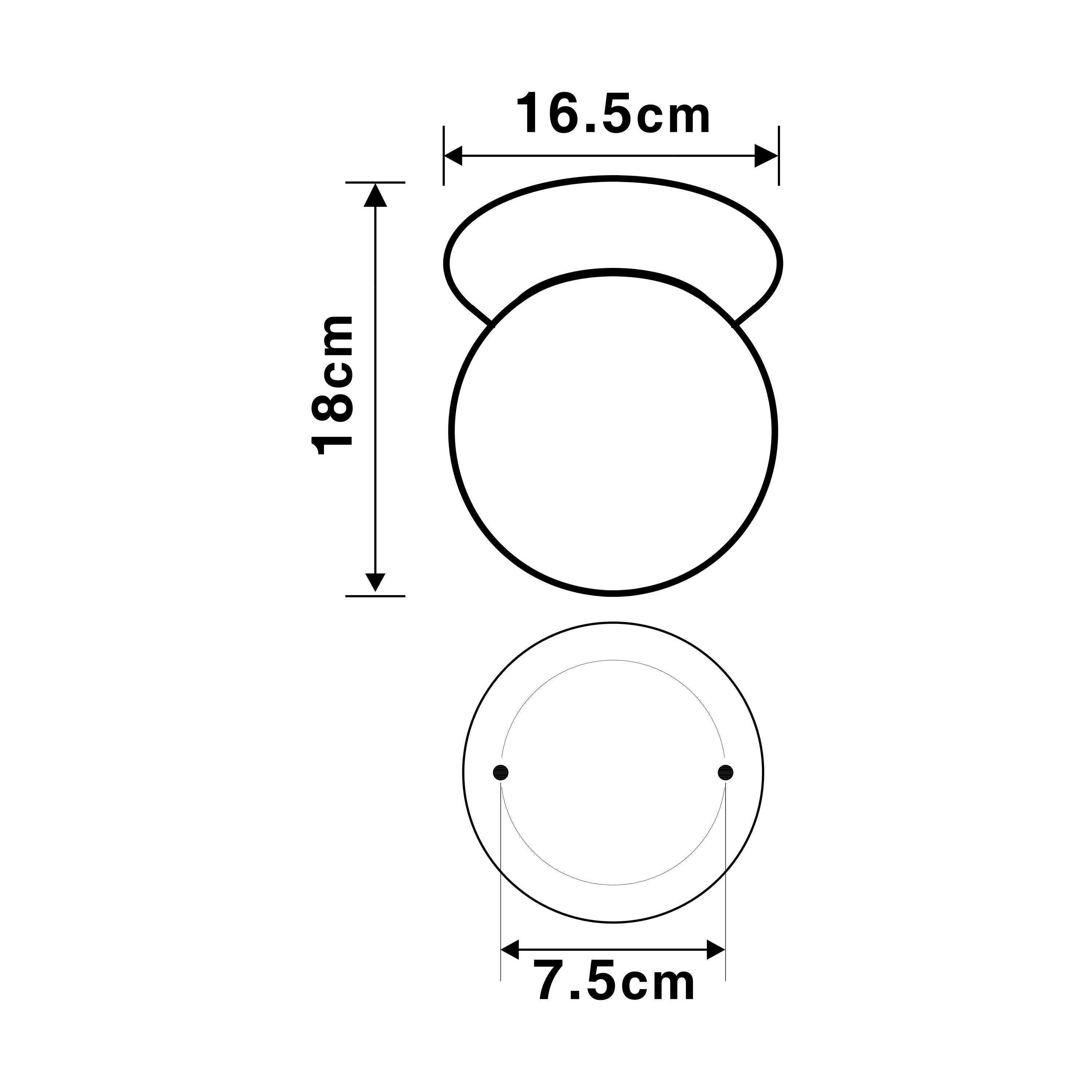 Plafonnier salle de bain Inti E27, D.16 cm, chrome Inspire - 5