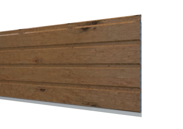 Sous face de toiture Sf2503chen chêne pvc L.3 m