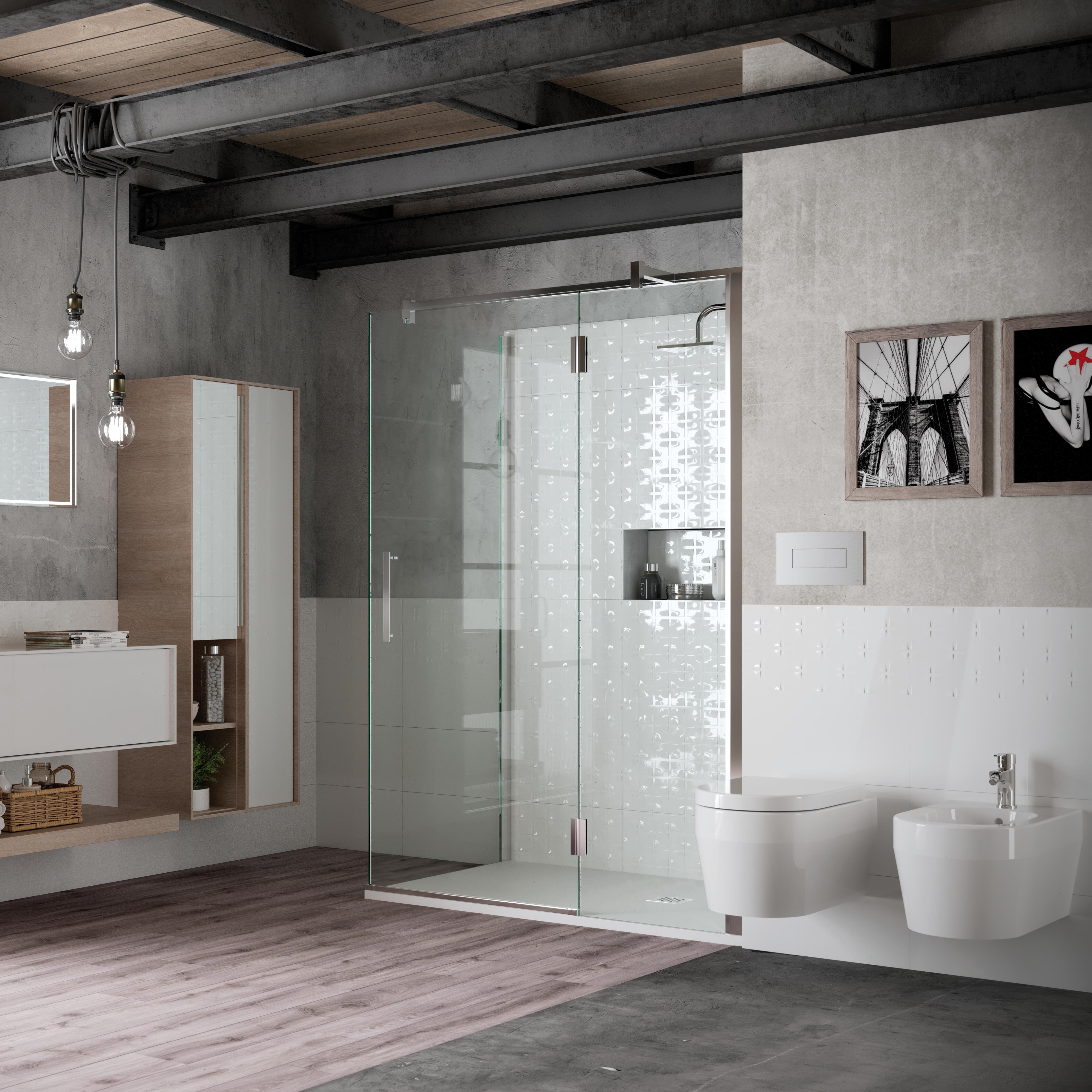 Bidet sospeso bianco lucido tutto evo + kit di fissaggio OLYMPIA CERAMICA L 36 x H 42 x P 53 cm - 3