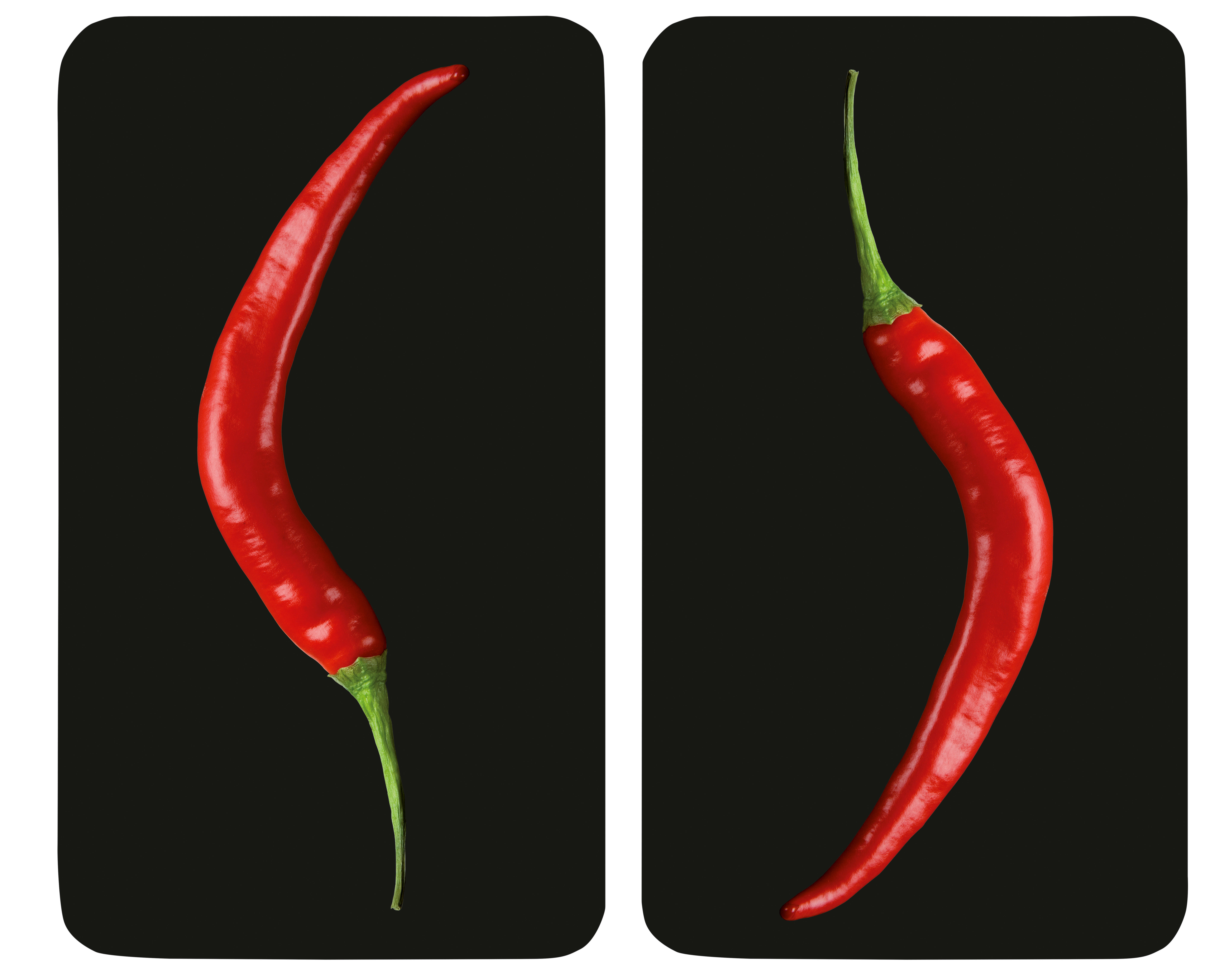 Lot de 2 plaques de protection en verre Piment - 6