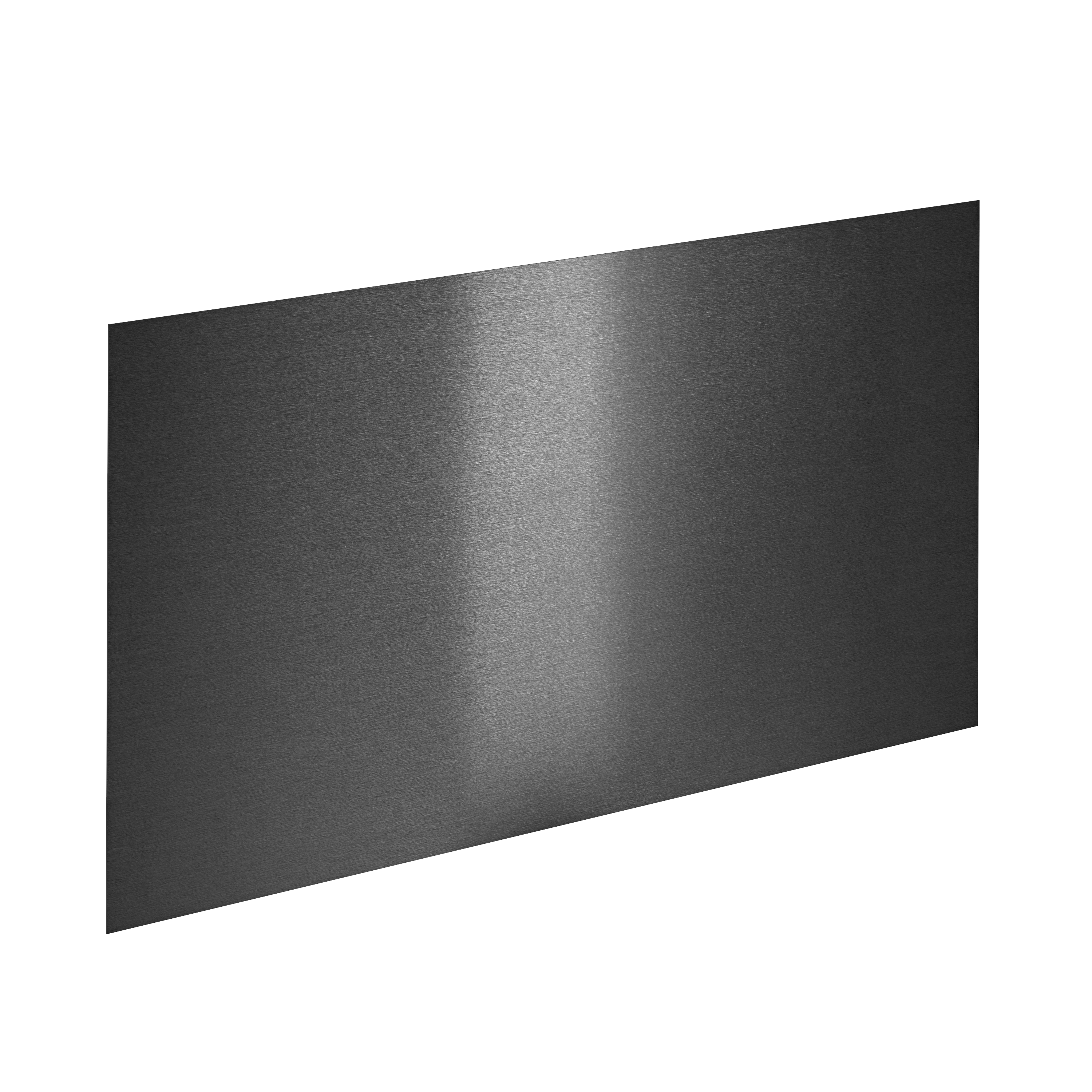 Crédence Compact Effet alu/inox L.120 x H.63.5 cm, Ep.2 mm - 4