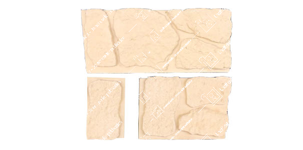 Plaquette de parement plâtre effet roche Cloud intérieur - 3