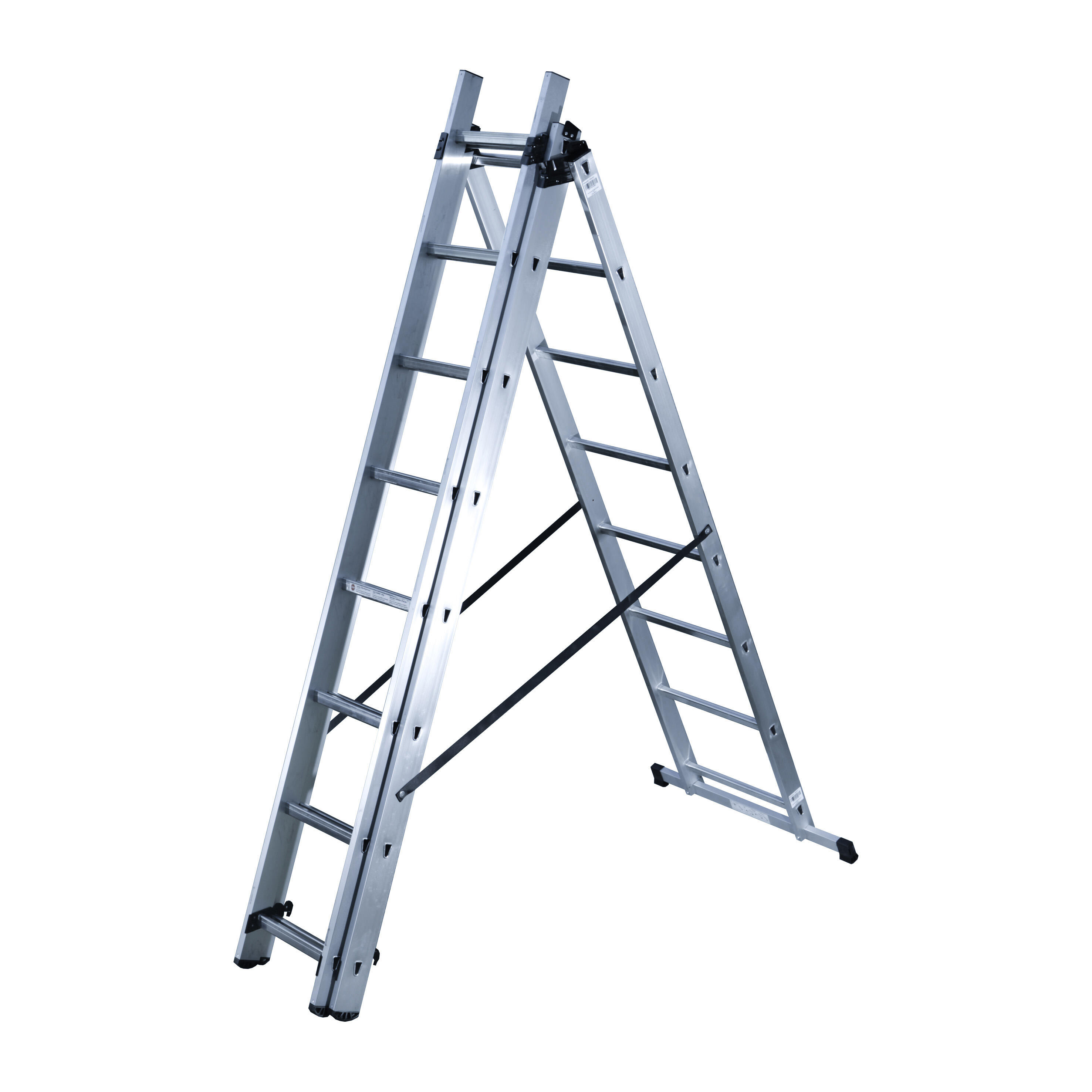 Echelle transformable aluminium HAILO 24 marches - 2