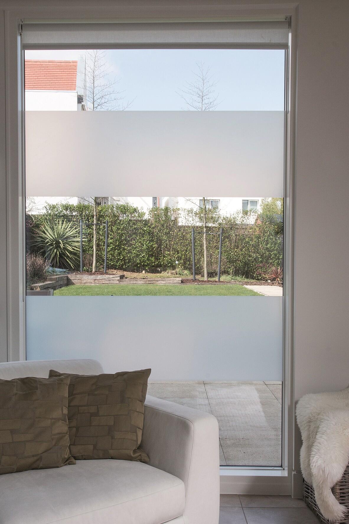 Adhésif vitrostatique GLASS MILKY, transparent, 2.1 m x 0.9 m - 2