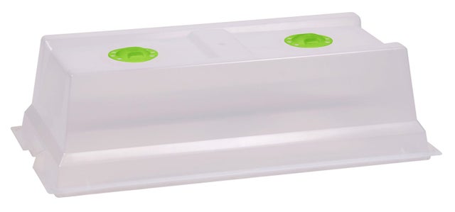 Serre de culture EDA PLASTIQUES Vegetable City, L.37,5 x l.75 x H.21,5 cm