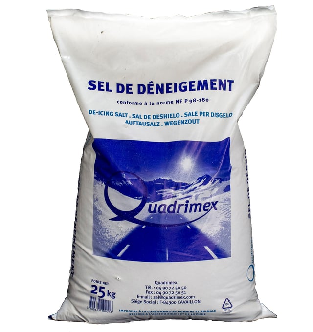 Sel de déneigement 0/5 en sac 25 kg