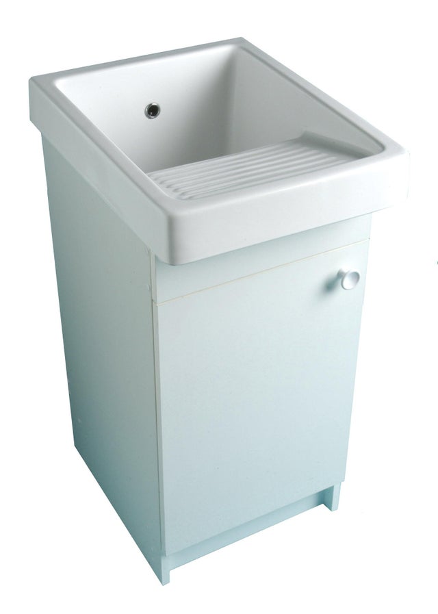 Meuble pour bac à laver blanc Volga