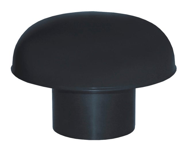 Chapeau de ventilation pvc gris ardoise FIRST PLAST, Diam.80 mm