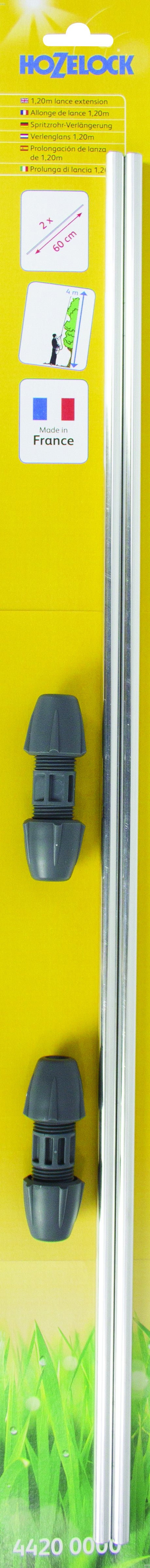 Allonge de lance aluminium 1,2m pulvérisateurs Hozelock - 2