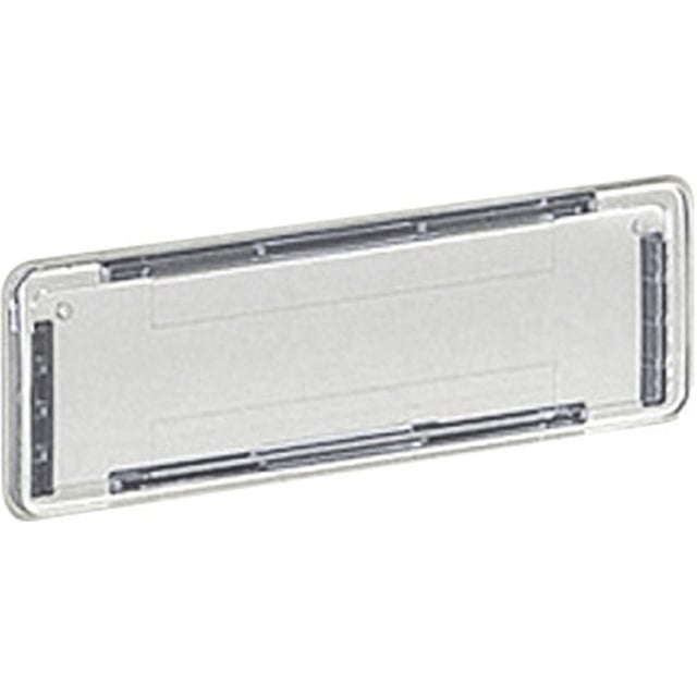 Porte-nom H.2.5 x l.10 x P.0.5 cm DECAYEUX, transparent