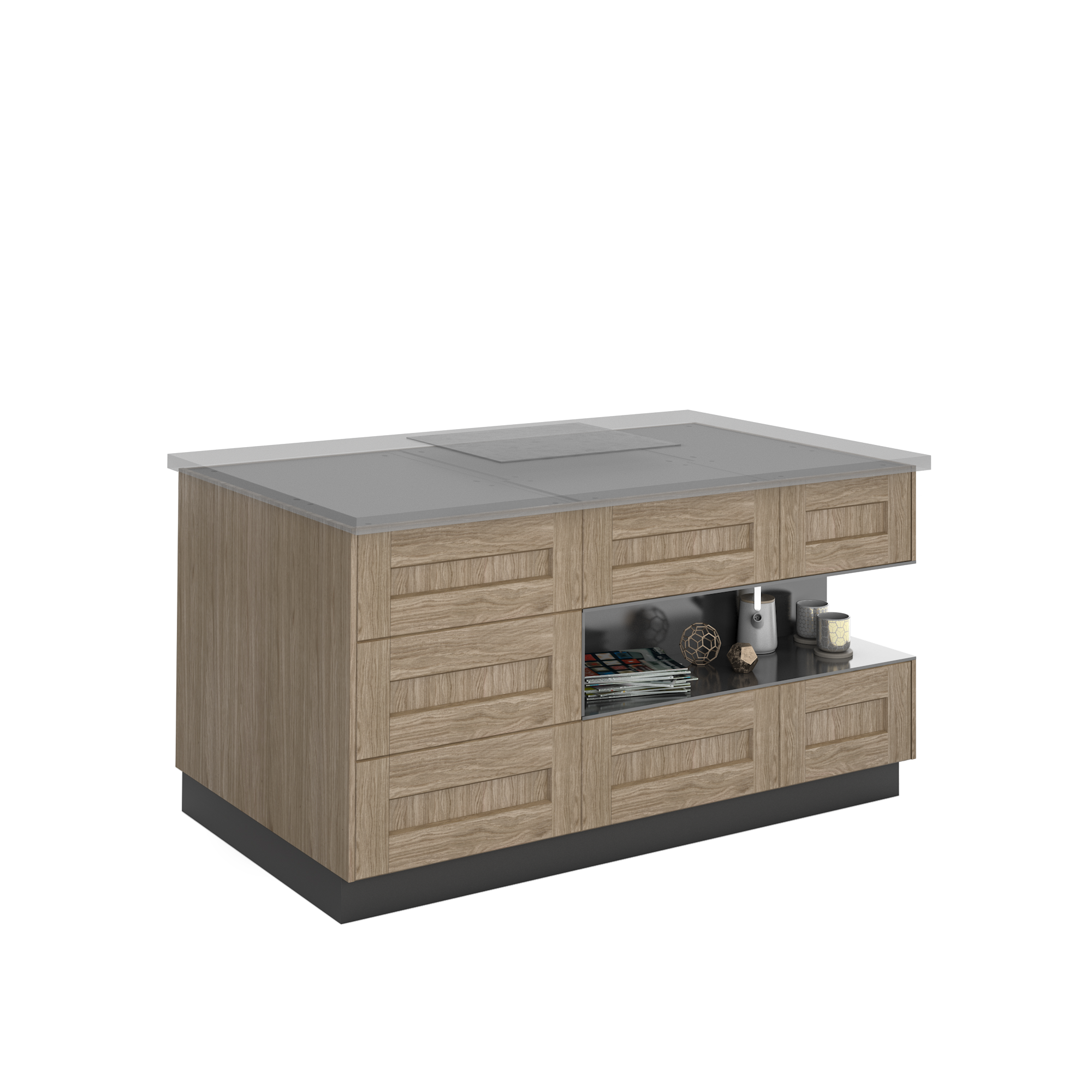 Kit interior de gaveta DELINIA 45CM - 7