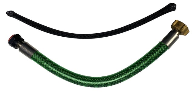 Lyre de raccordement inox pour gaz butane / propane pour bouteille 70cm, GAZINOX