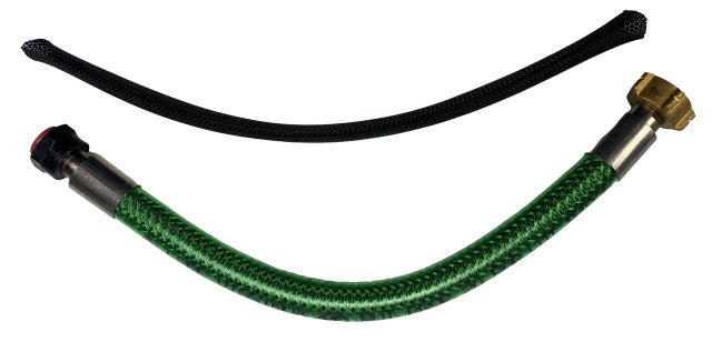 Lyre de raccordement inox pour gaz butane / propane pour bouteille 35cm, GAZINOX