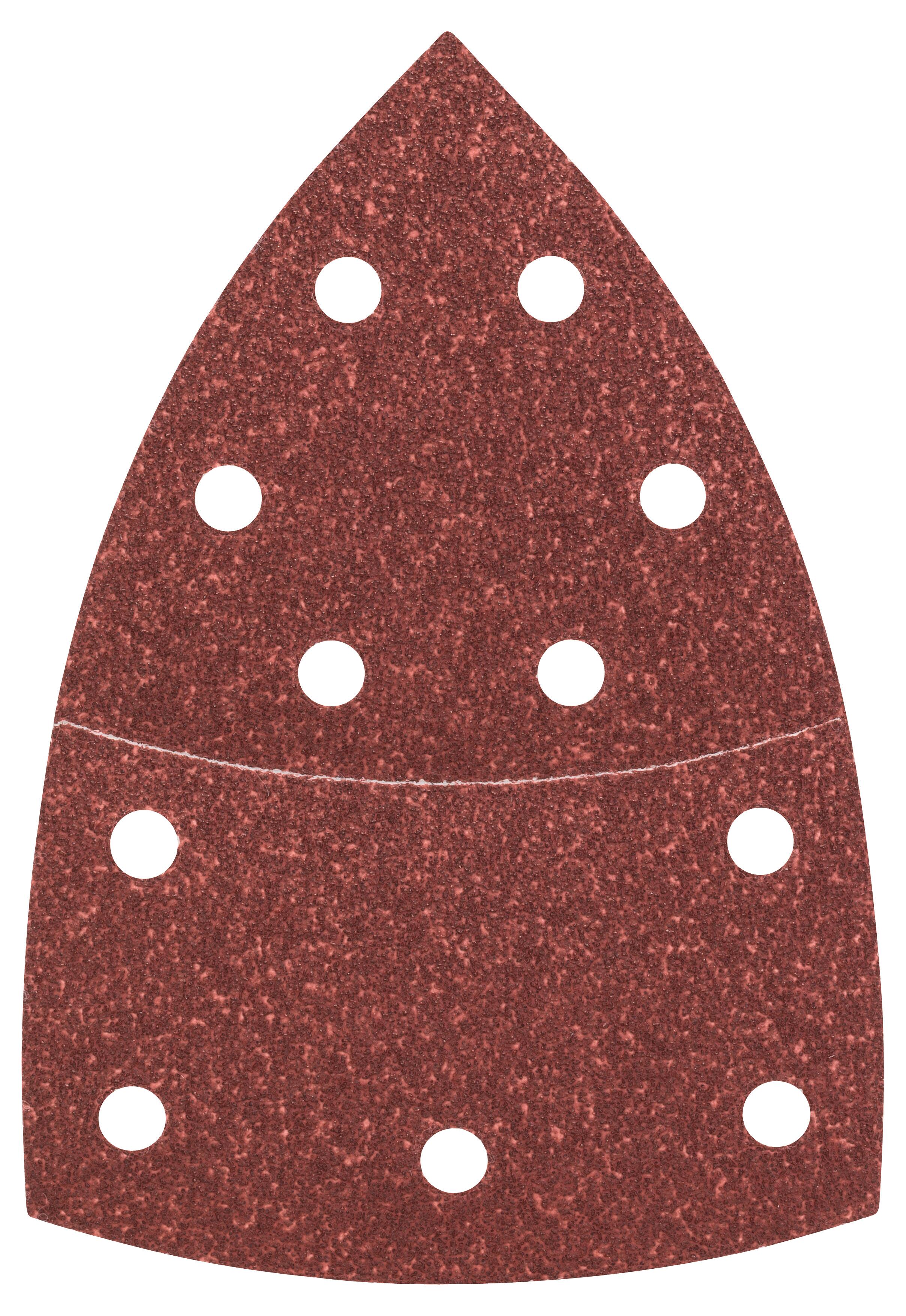 Bosch 10 Disques abrasifs sur papier pour perceuses -Oslash 125 mm Grain 240 - 2608606758