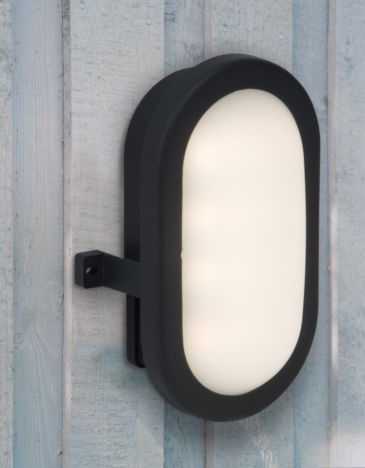 Applique LED moderno da esterno Tilbury nero IP65, luce bianco naturale 450 lumen, BRILLIANT - 4